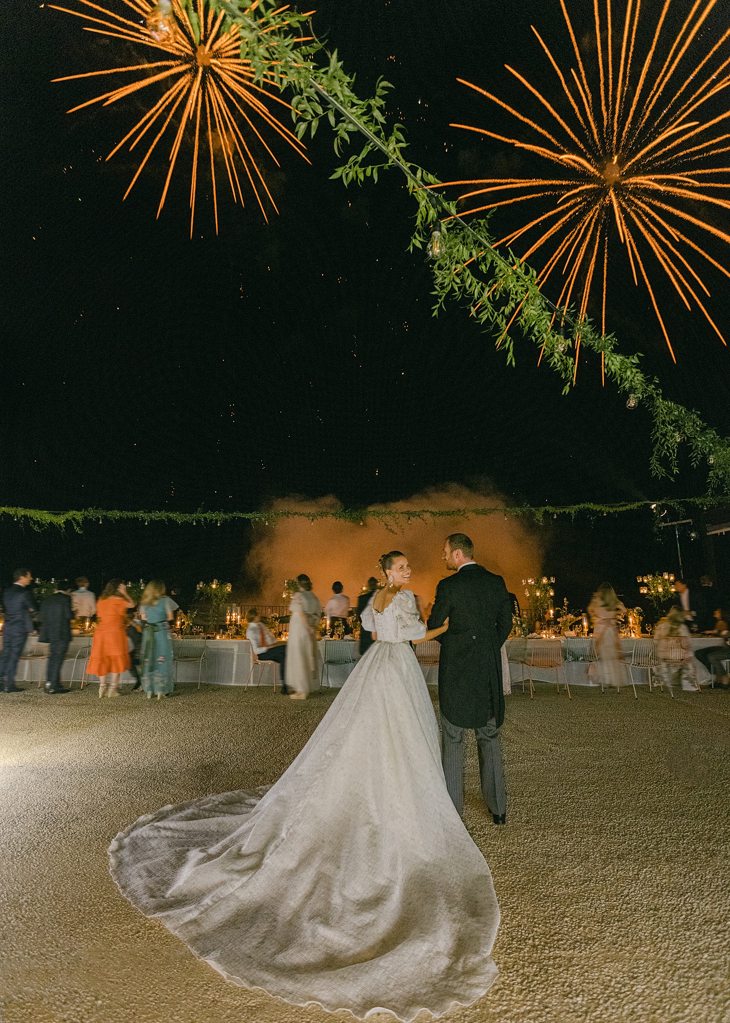 Irene Forte and Felix Winkler - Sicily Wedding - Fireworks